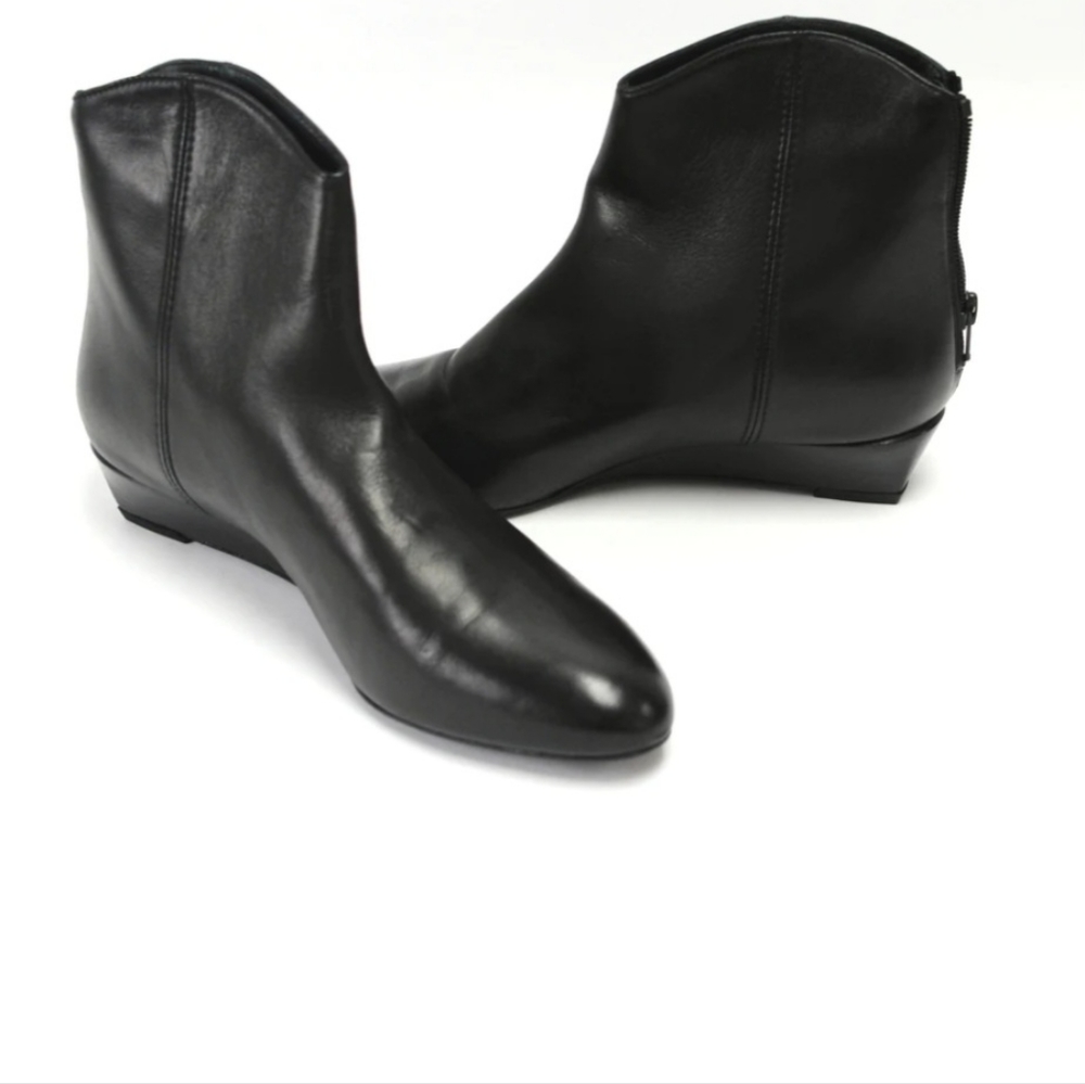 Stuart Weitzman Ankle Mini Wedge Booties